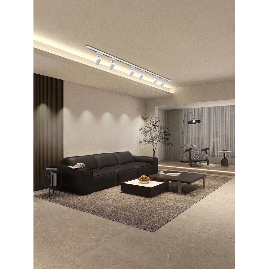 Brilagi - Spot pour rail HUSKY 6xGU10/10W/230V, blanc