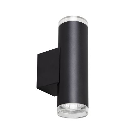 Brilagi - Applique murale spot pour salle de bains SELE AQUA 2xGU10/30W/230V IP44 noire