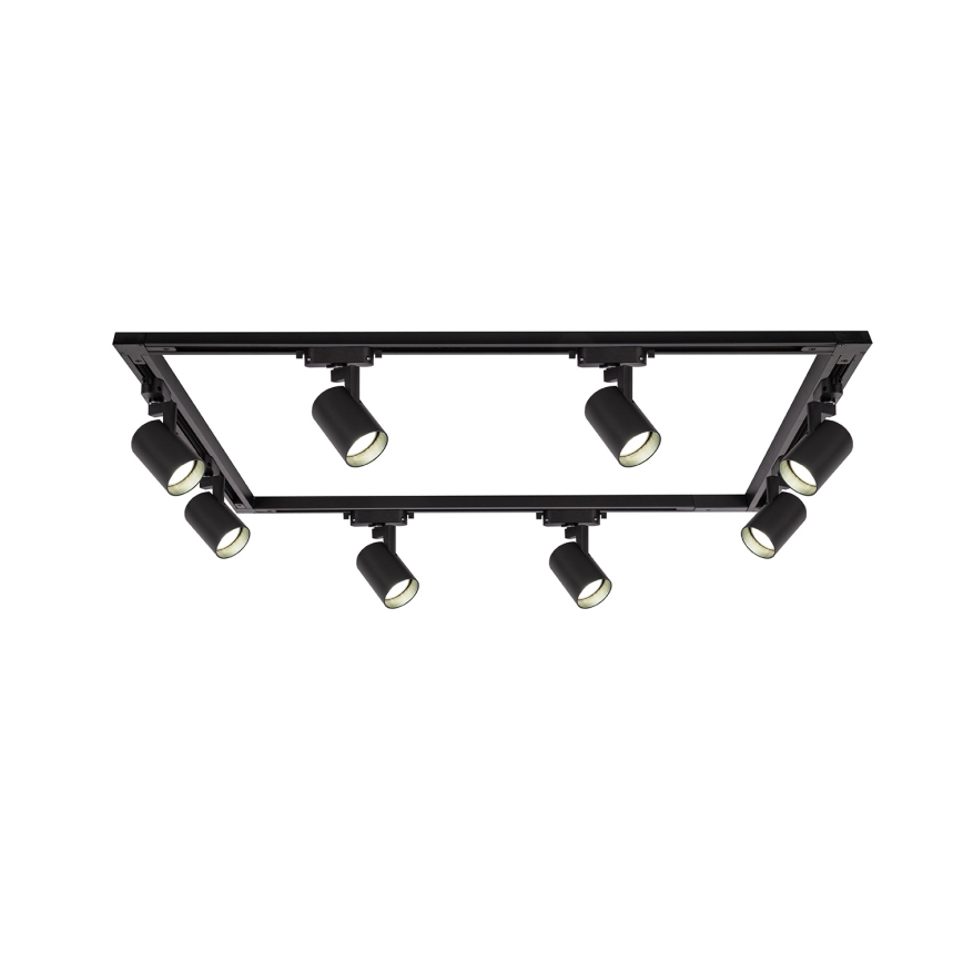 Brilagi - Spot pour système sur rail HUSKY 8xGU10/10W/230V noir