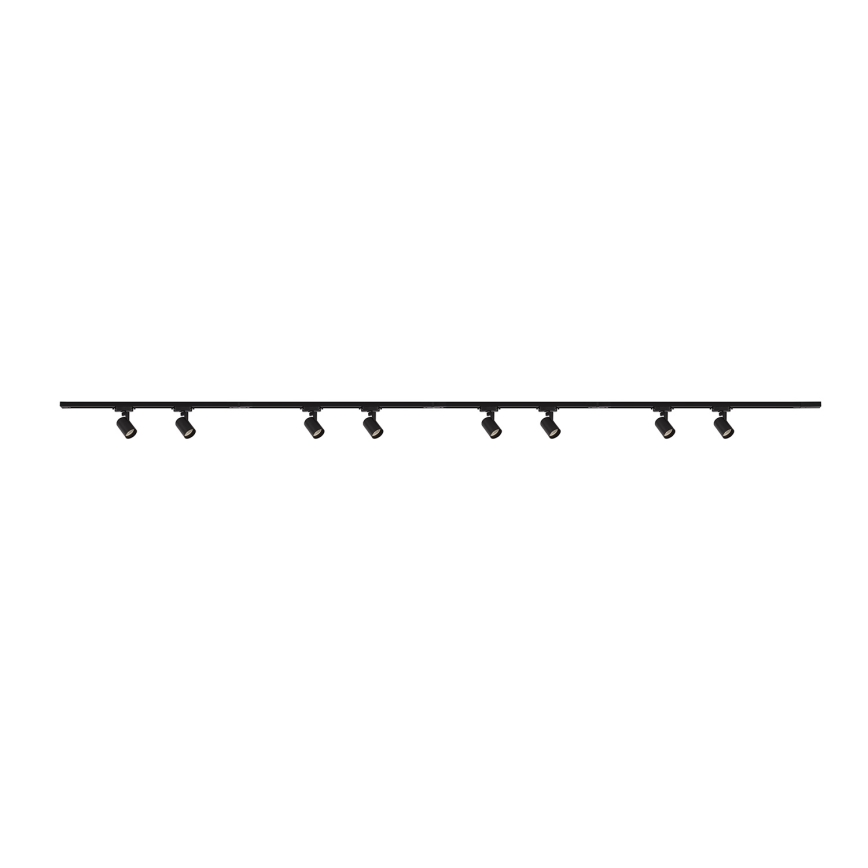 Brilagi - Spot pour système sur rail HUSKY 8xGU10/10W/230V noir