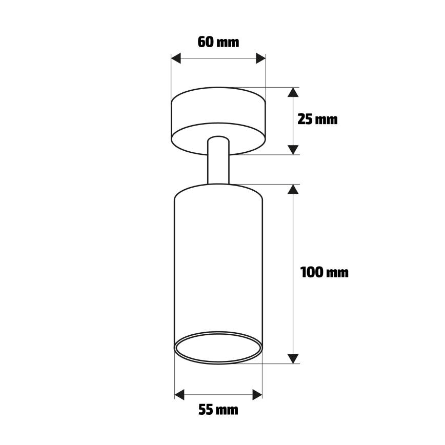 Brilagi - Spot salle de bain SELE 1xGU10/30W/230V IP44 chrome brillant