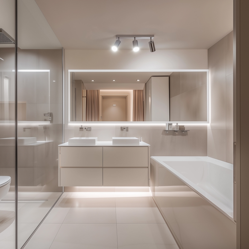 Brilagi - Spot salle de bain SELE 3xGU10/30W/230V IP44 chrome brillant