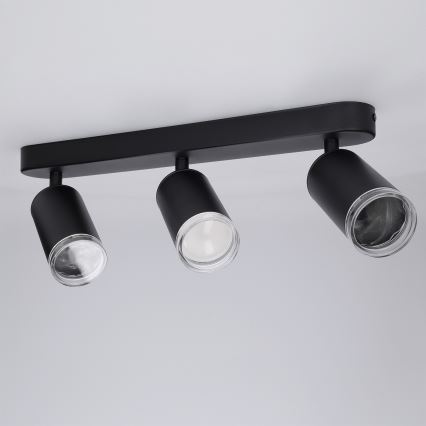 Brilagi - Spot salle de bain SELE 3xGU10/30W/230V IP44 noir