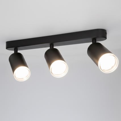 Brilagi - Spot salle de bain SELE 3xGU10/30W/230V IP44 noir