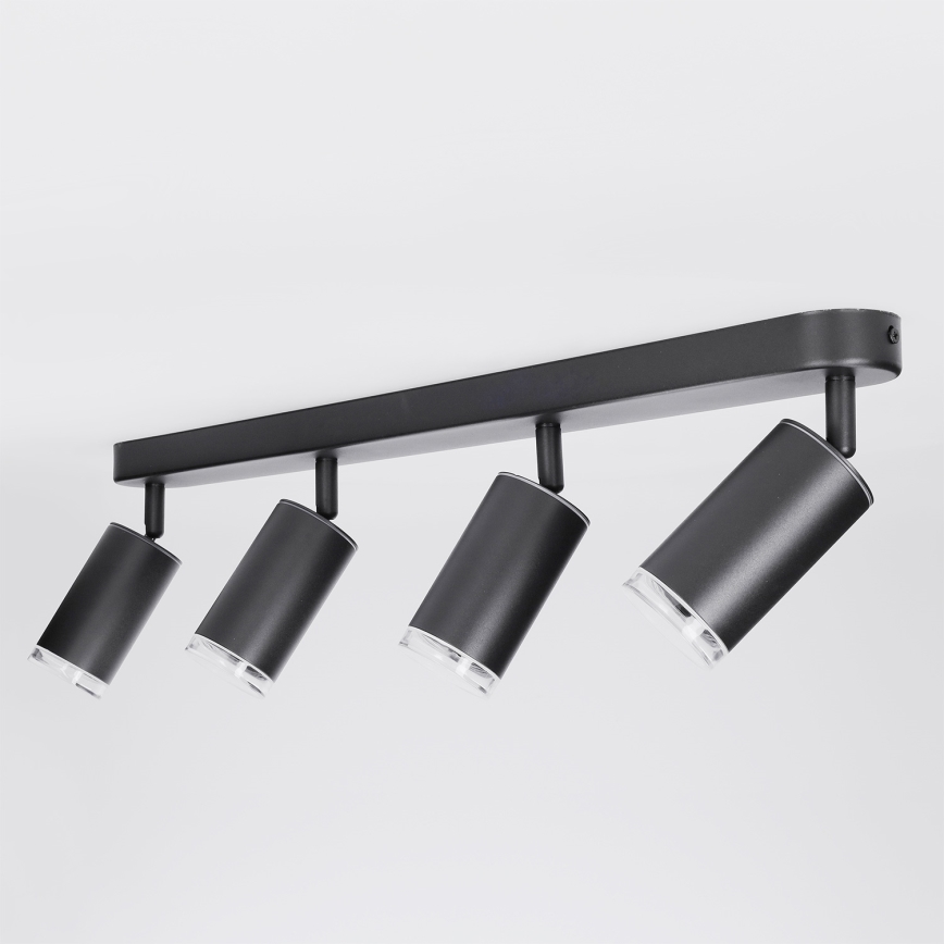 Brilagi - Spot salle de bain SELE 4xGU10/30W/230V IP44 noir