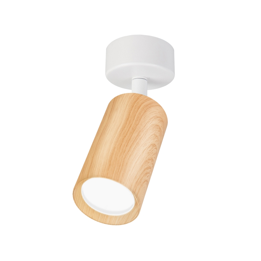 Brilagi - Spot SELE 1xGU10/30W/230V blanc/décor en chêne