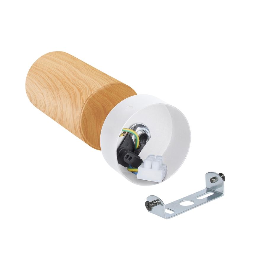 Brilagi - Spot SELE 1xGU10/30W/230V blanc/décor en chêne
