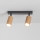 Brilagi - Spot SELE 2xGU10/30W/230V noir/décor en chêne