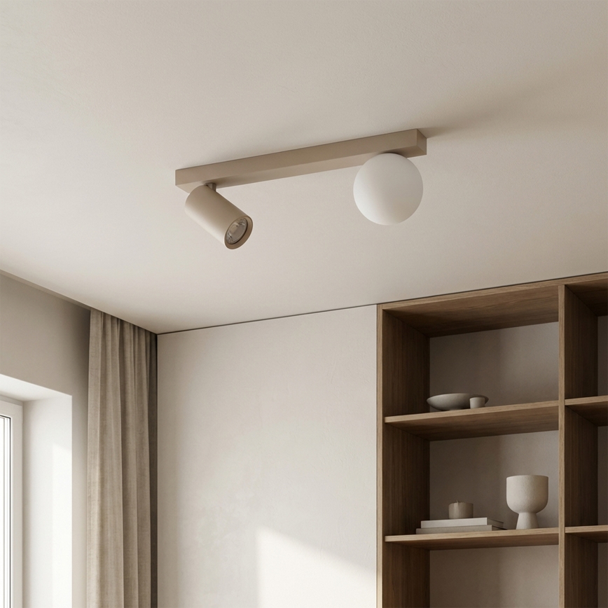 Brilagi - Spot SELE BALL 1xGU10/30W/230V + 1xG9/10W beige