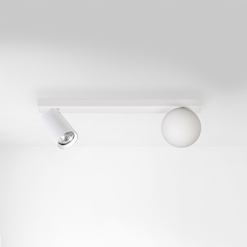 Brilagi - Spot SELE BALL 1xGU10/30W/230V + 1xG9/10W blanc