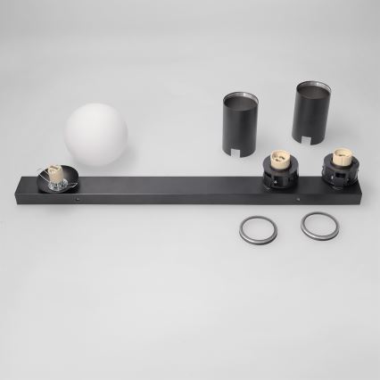 Brilagi - Spot SELE BALL 2xGU10/30W/230V + 1xG9/10W noir