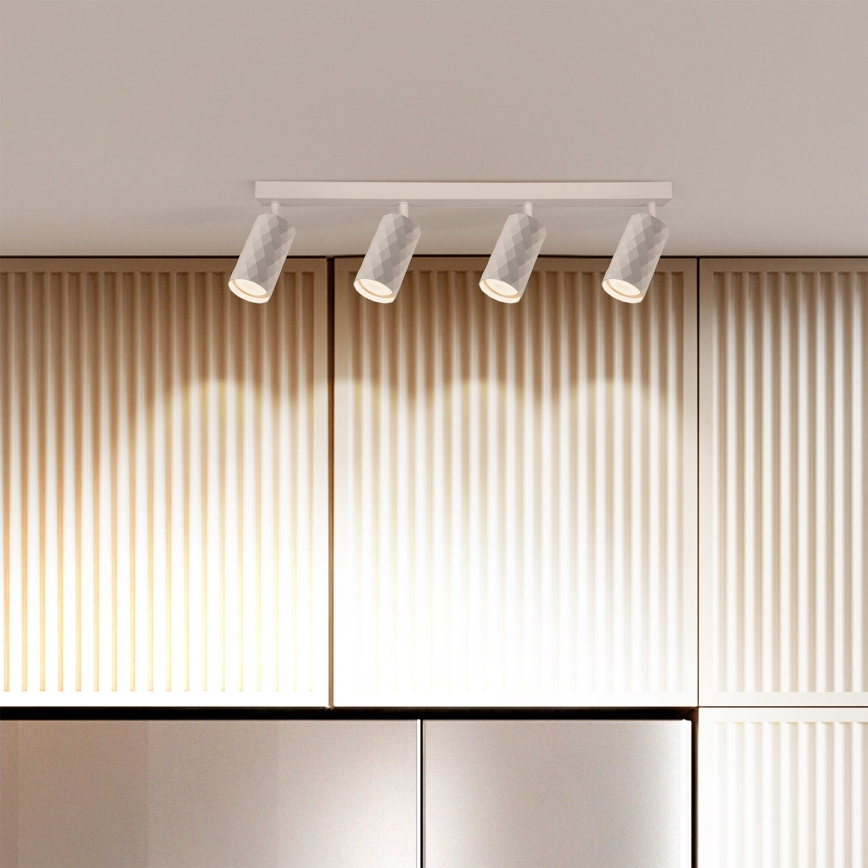 Brilagi - Spot SELE DIAMANT 4xGU10/30W/230V blanc