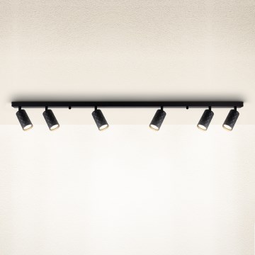 Brilagi - Spot SELE DIAMANT 6xGU10/30W/230V noir