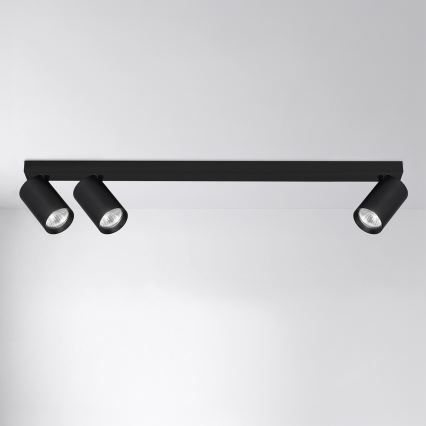 Brilagi - Spot SELE LONG 3x GU10/30 W/230 V noir