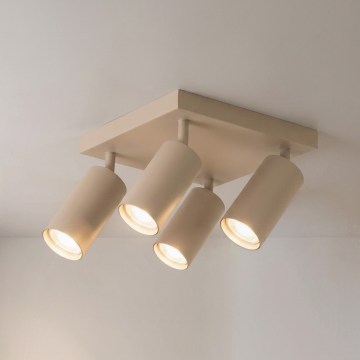 Brilagi - Spot SELE SQUARE 4xGU10/30W/230V beige