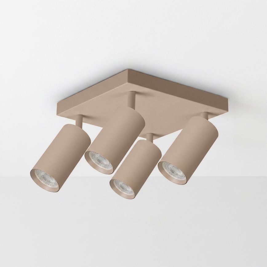 Brilagi - Spot SELE SQUARE 4xGU10/30W/230V beige