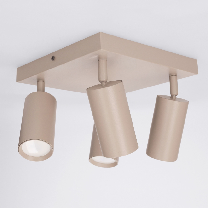 Brilagi - Spot SELE SQUARE 4xGU10/30W/230V beige