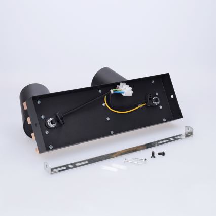 Brilagi - Spot SELE WOOD ACOUSTIC 2xGU10/30W/230V noir/bois