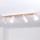 Brilagi - Spot SELE WOOD ACOUSTIC 4xGU10/30W/230V blanc/bois