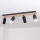 Brilagi - Spot SELE WOOD ACOUSTIC 4xGU10/30W/230V noir/bois