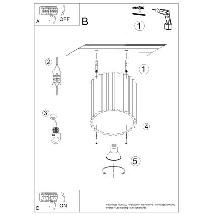 Brilagi - Spot SFERA 1xGU10/10W/230V Ø 10 cm rose