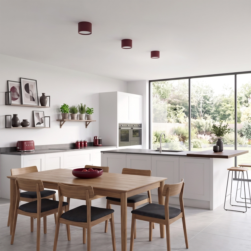 BRILAGI - Spot SMOOTH 1xGX53/15W/230V 60x82 mm bordeaux