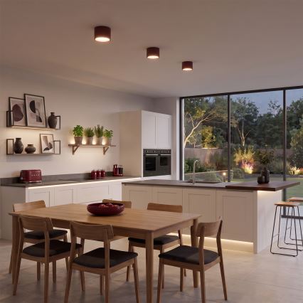 BRILAGI - Spot SMOOTH 1xGX53/15W/230V 60x82 mm bordeaux