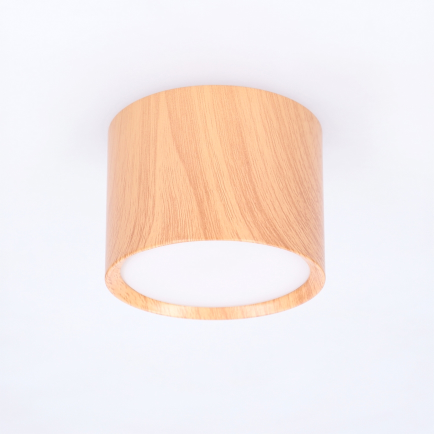 BRILAGI - Spot SMOOTH 1xGX53/15W/230V 60x82 mm décor chêne