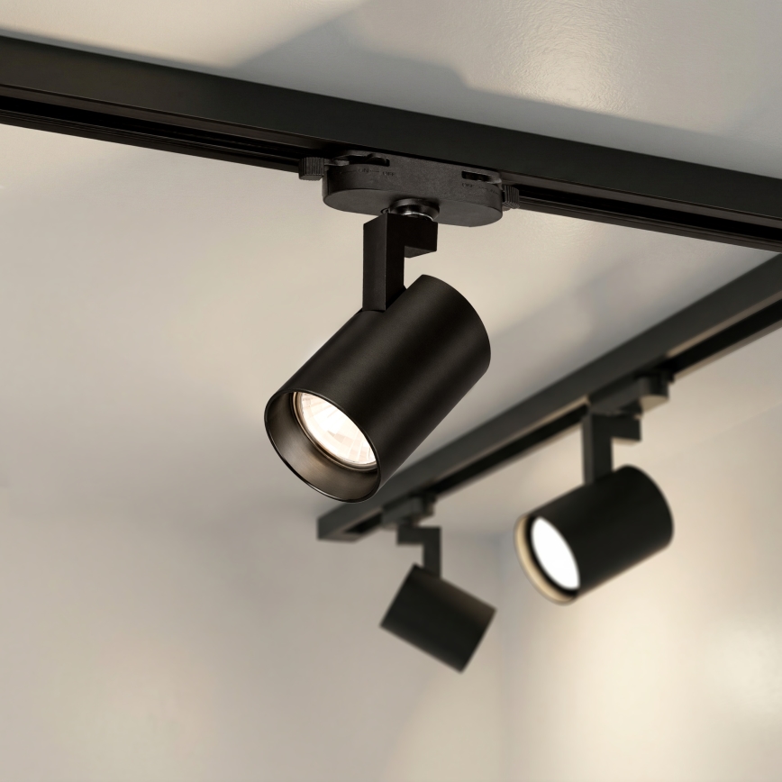 Brilagi - Spot sur rail HUSKY 4xGU10/10W/230V noir