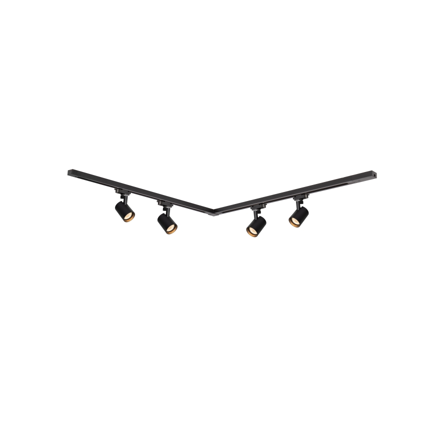 Brilagi - Spot sur rail HUSKY 4xGU10/10W/230V noir