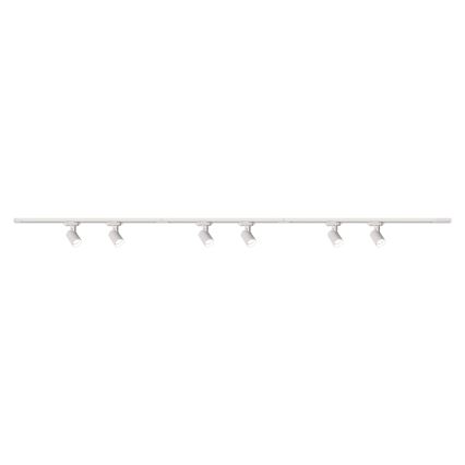 Brilagi - Spot sur rail HUSKY 6xGU10/10W/230V blanc