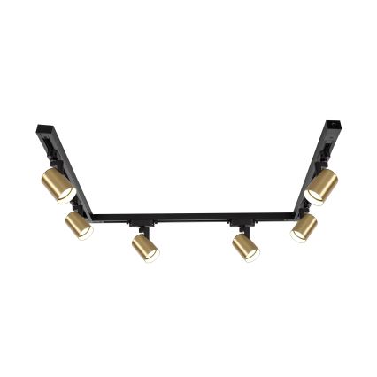 Brilagi - Spot sur rail HUSKY 6xGU10/10W/230V noir/doré
