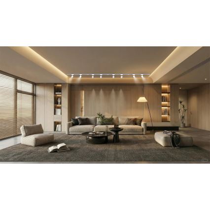 Brilagi - Spot sur rail HUSKY 8xGU10/10W/230V blanc