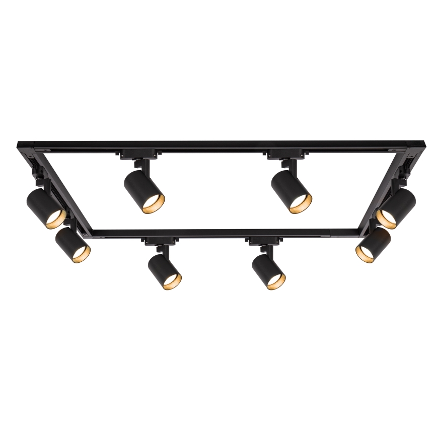 Brilagi - Spot sur rail HUSKY 8xGU10/10W/230V noir