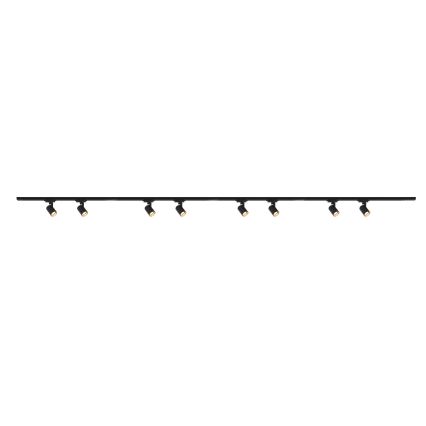 Brilagi - Spot sur rail HUSKY 8xGU10/10W/230V noir