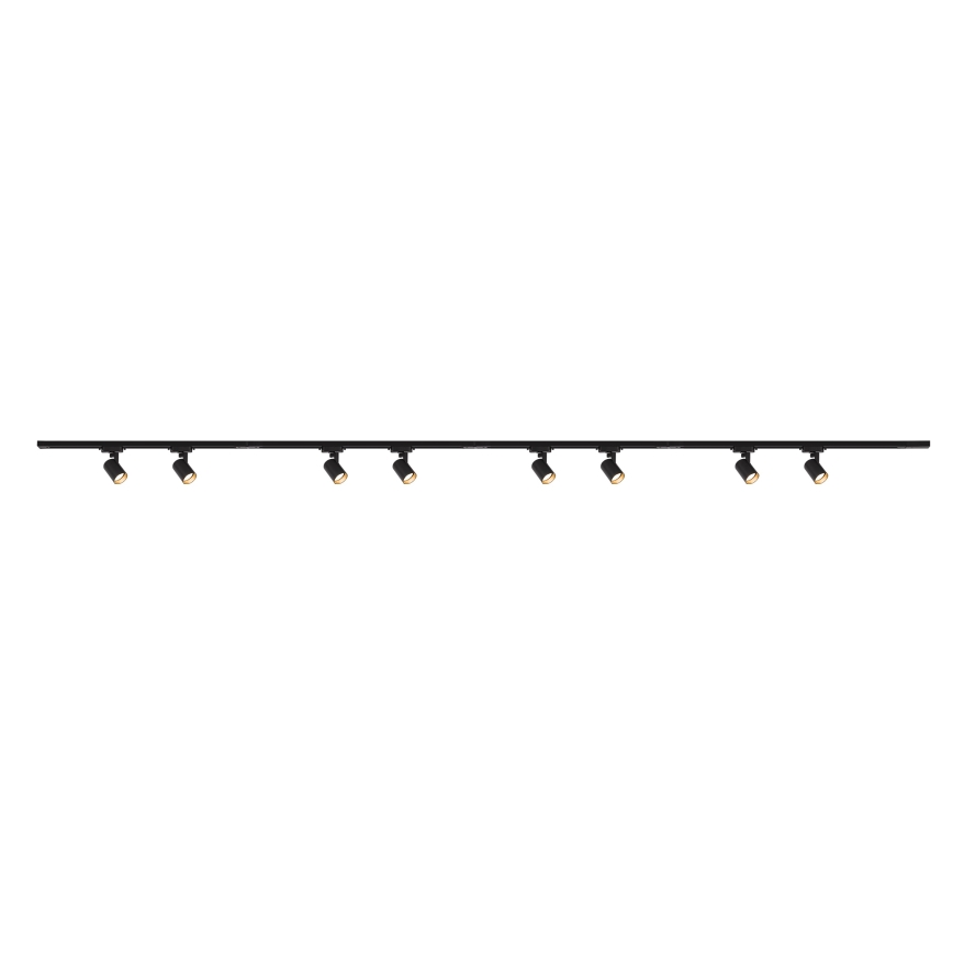 Brilagi - Spot sur rail HUSKY 8xGU10/10W/230V noir