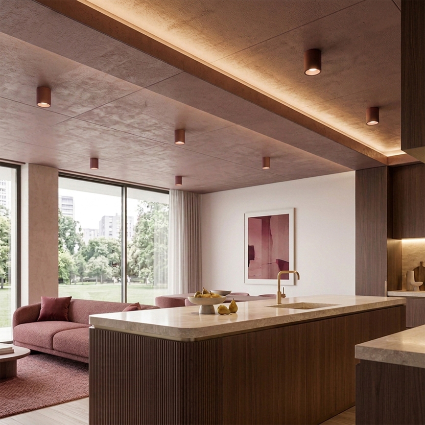 BRILAGI - Spot TRINE 1xGU10/30W/230V bordeaux