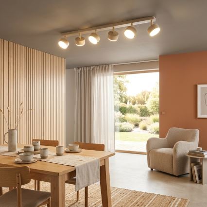 Brilagi - Spot LED RGB+CCT dimmable MONO 6xGX53/14W/230V 2700-6500K Wi-Fi Tuya beige/doré