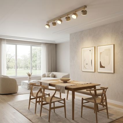 Brilagi - Spot LED RGB+CCT dimmable MONO 6xGX53/14W/230V 2700-6500K Wi-Fi Tuya beige/doré