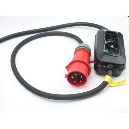 Brilagi - Station de charge de voyage pour voiture électrique FAST AC Type 2 16A/380V 11kW + prise 230V, 3,7kW 5m + étui