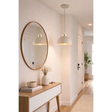 Brilagi - Suspension à câble 1xE27/60W/230V Ø 18 cm beige/doré
