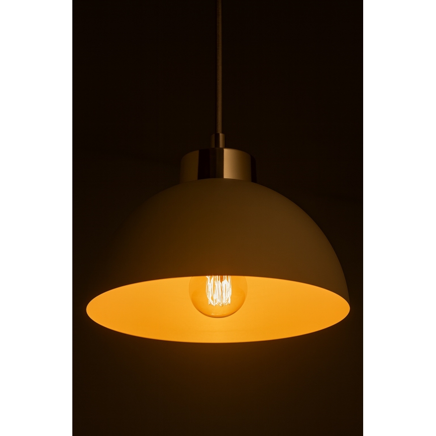 Brilagi - Suspension à câble 1xE27/60W/230V Ø 18 cm beige/doré