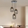 Brilagi - Suspension à câble BASKLITE 3xE27/15W/230V hévéa/noir