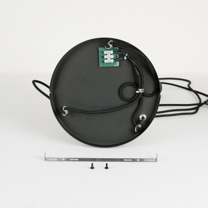 Brilagi - Suspension à câble BASKLITE 3xE27/15W/230V hévéa/noir