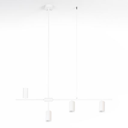 Brilagi - Suspension à câble CRANE 4xGU10/30W/230V blanche