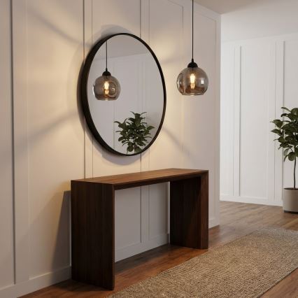 Brilagi - Suspension à câble DIOR 1xE27/60W/230V noir/gris fumé