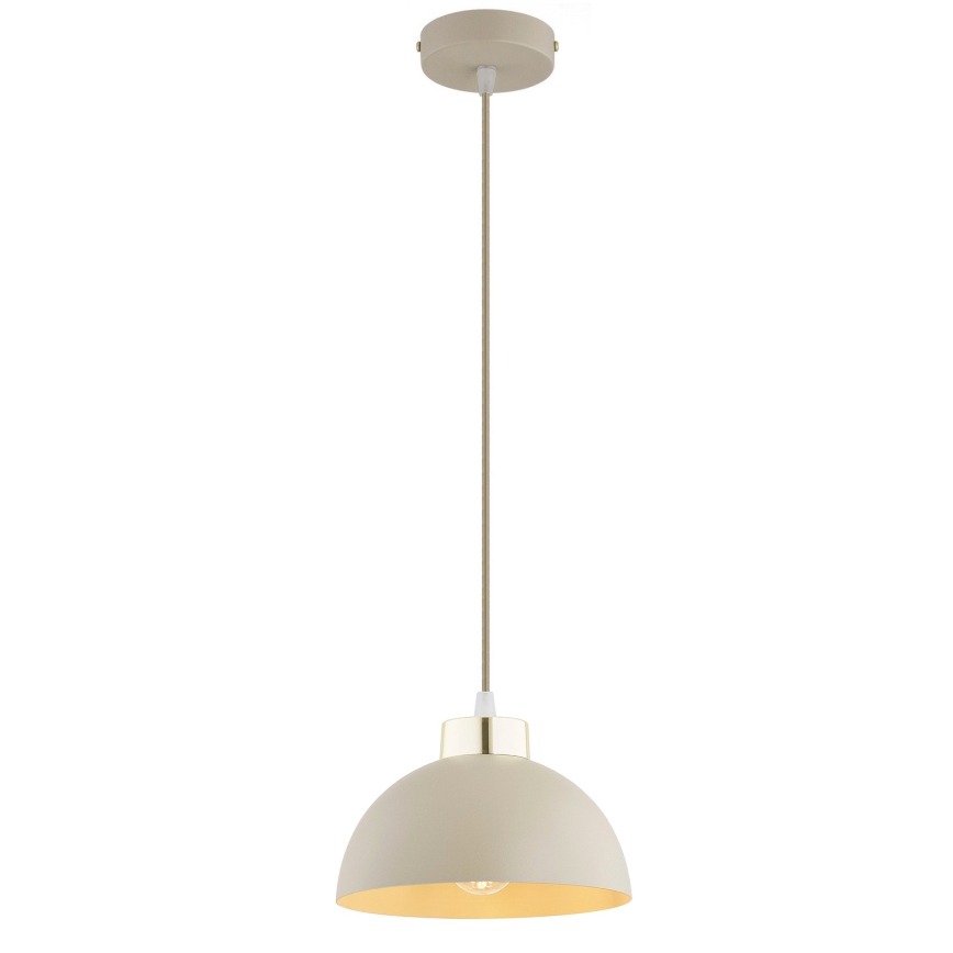 Brilagi - Suspension à câble MOON 1xE27/60W/230V Ø 18 cm beige/doré