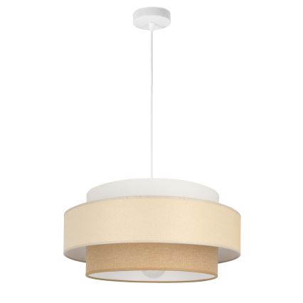 Brilagi - Suspension à câble RESNA 1xE27/60W/230V Ø 40 cm crème/beige