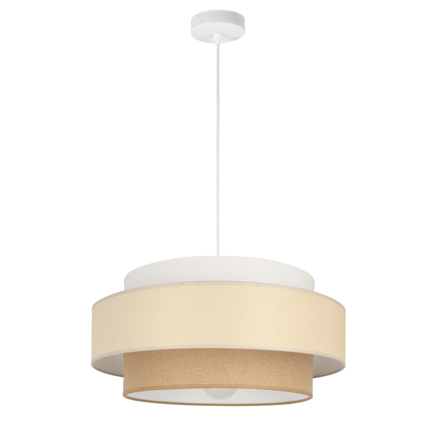 Brilagi - Suspension à câble RESNA 1xE27/60W/230V Ø 40 cm crème/beige