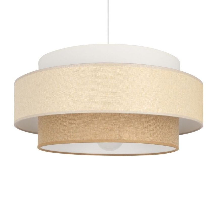 Brilagi - Suspension à câble RESNA 1xE27/60W/230V Ø 40 cm crème/beige